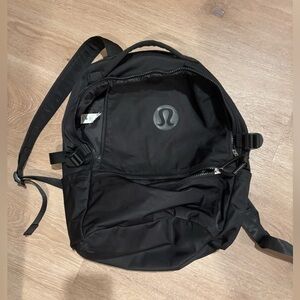 lululemon black new crew backpack